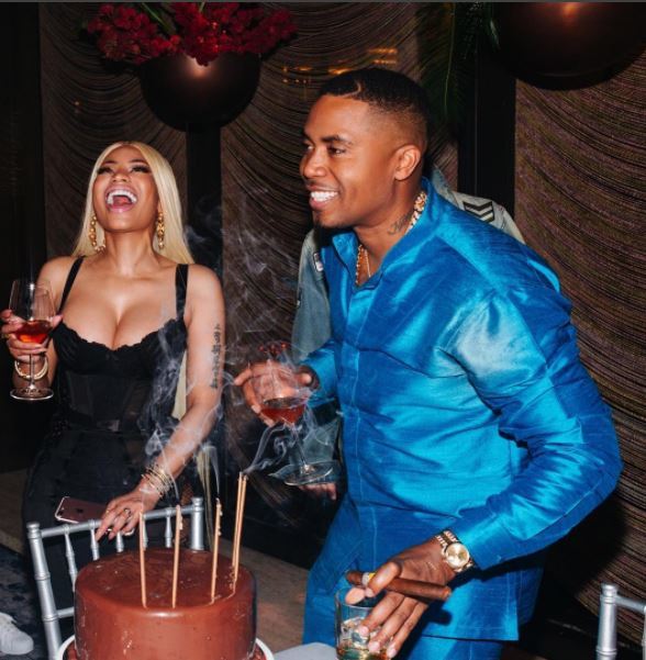 Nicki Minaj slaat rapper Nas aan de haak