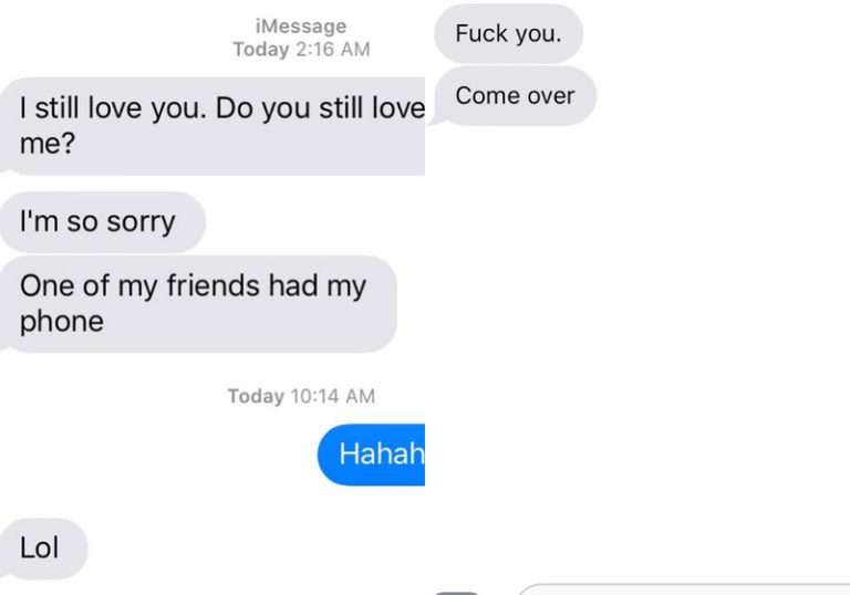 Hilarisch Instagramaccount verzamelt ‘texts from your ex’